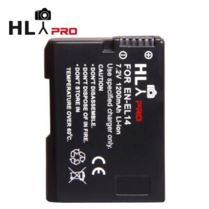 Hlypro Nikon D3200 için EN-EL14 Batarya